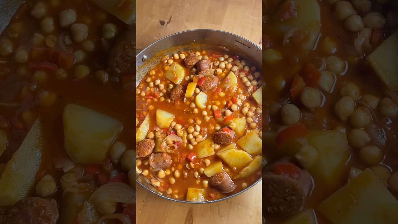 Pois chiches au chorizo