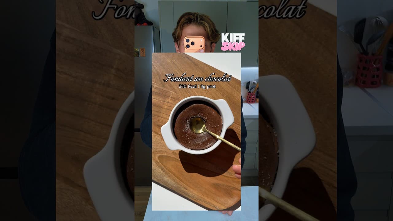 Fondant au chocolat protéiné