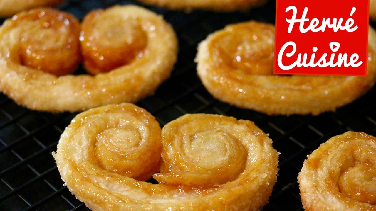 Palmiers sucre et caramel au beurre salé
