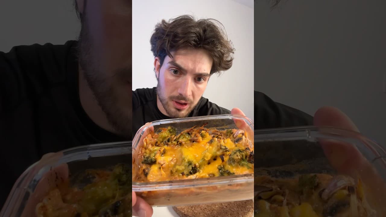 Pâtes au poulet gratinées au four