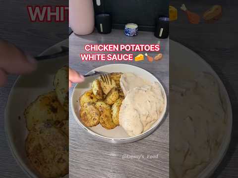 Escalopes de poulet à la crème Boursin et pommes de terre rôties