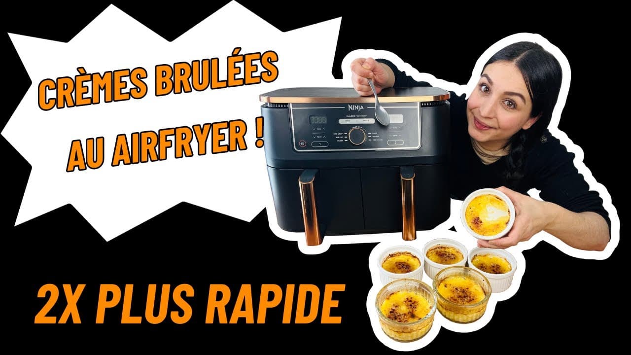 Crèmes brûlées à l'airfryer