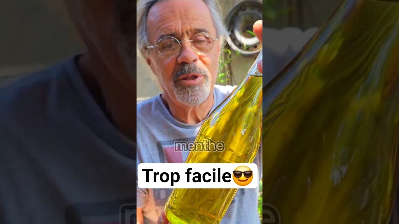 Sirop de menthe maison