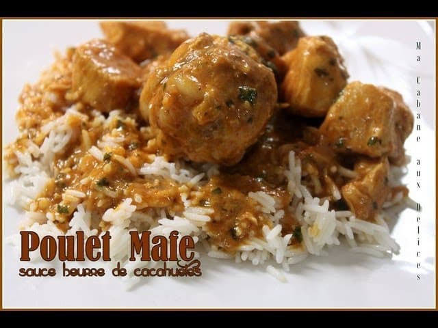 Mafé de poulet sénégalais