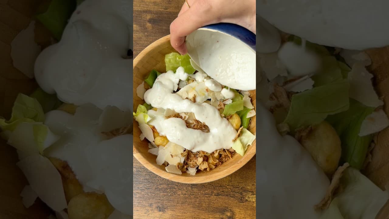 Salade César de gnocchis croustillants