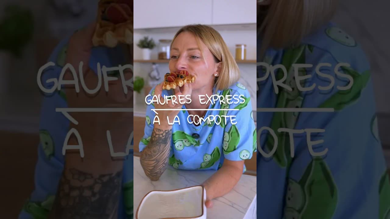 Gaufres express à la compote