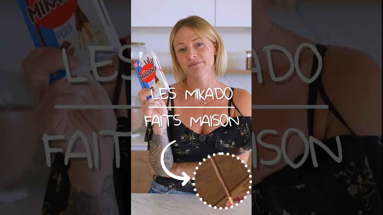 Mikados maison au chocolat