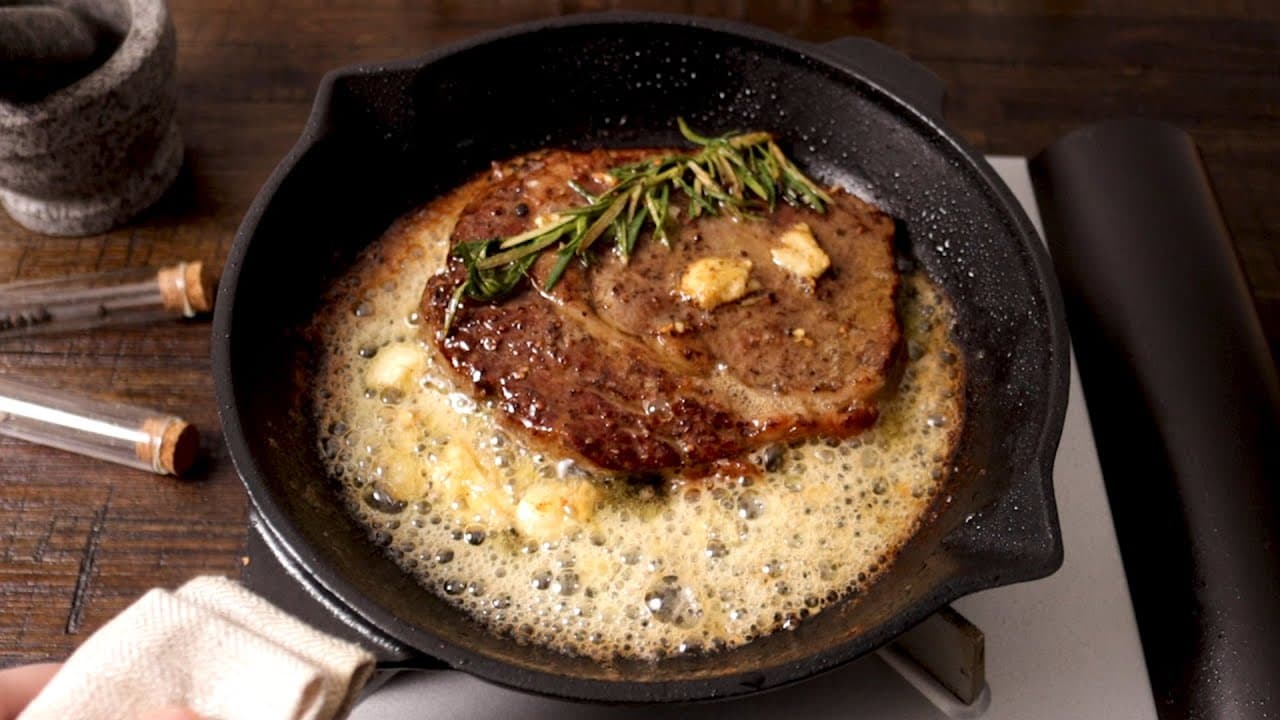 Steak with Mushroom Sauce