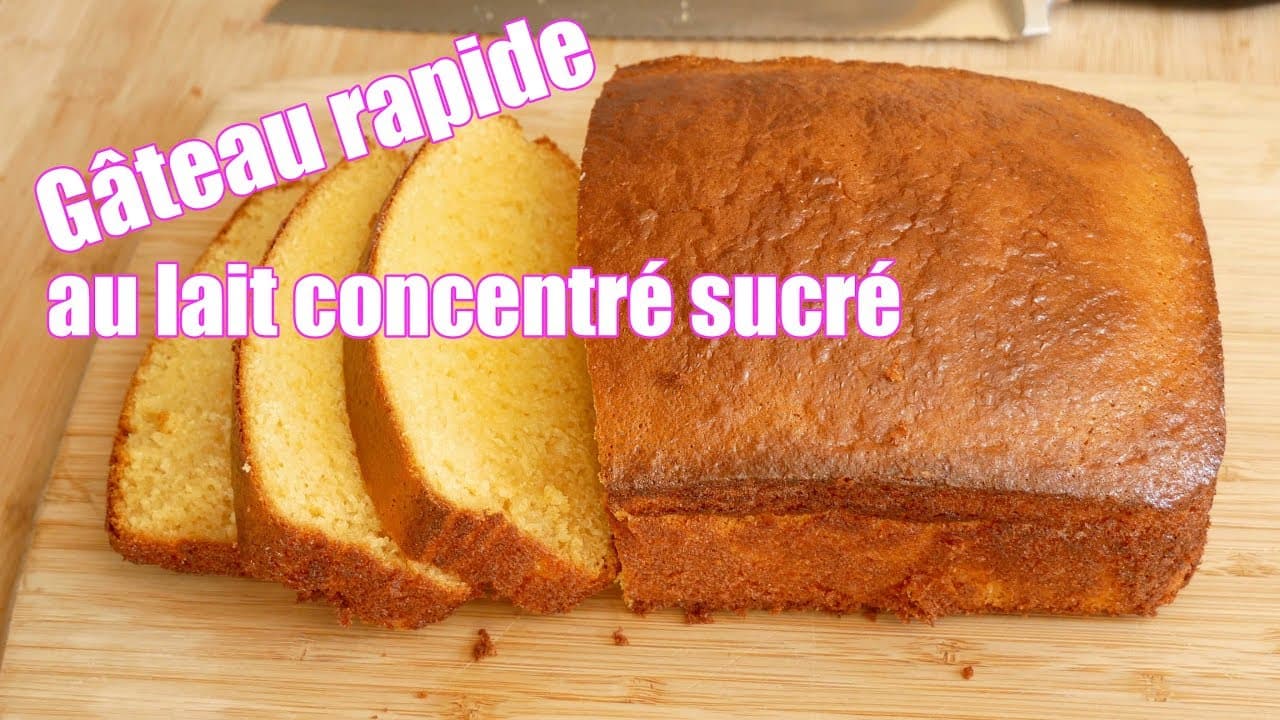 Gâteau au lait concentré sucré