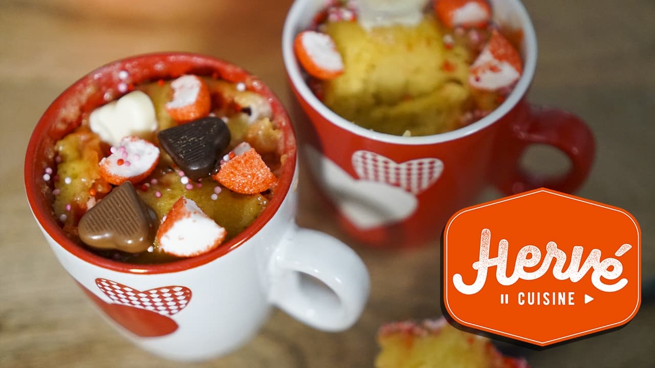 Mug Cake Chocolat Blanc Tagada