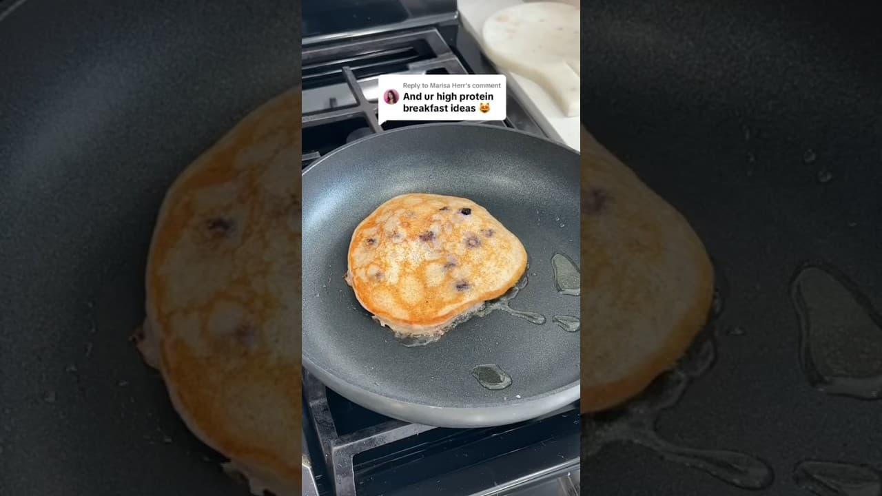 3-Ingredient High Protein Pancakes