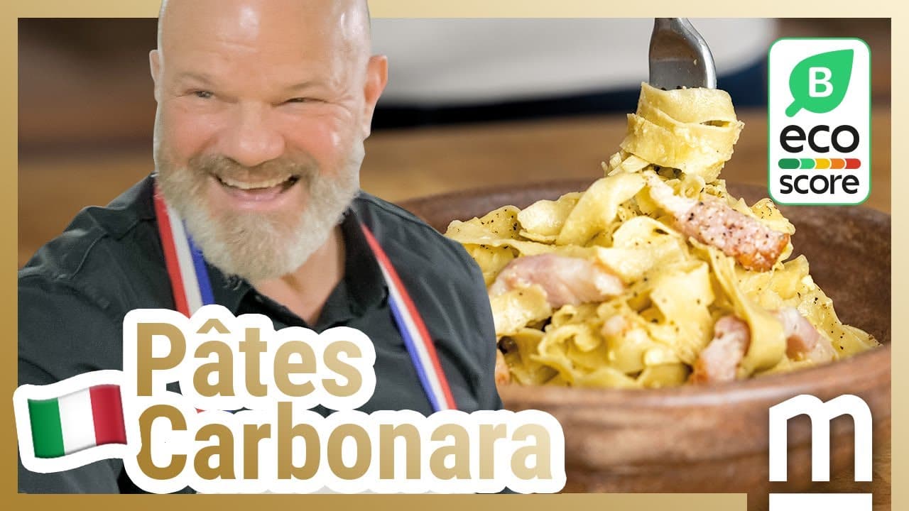 Pâtes carbonara à la Philippe Etchebest