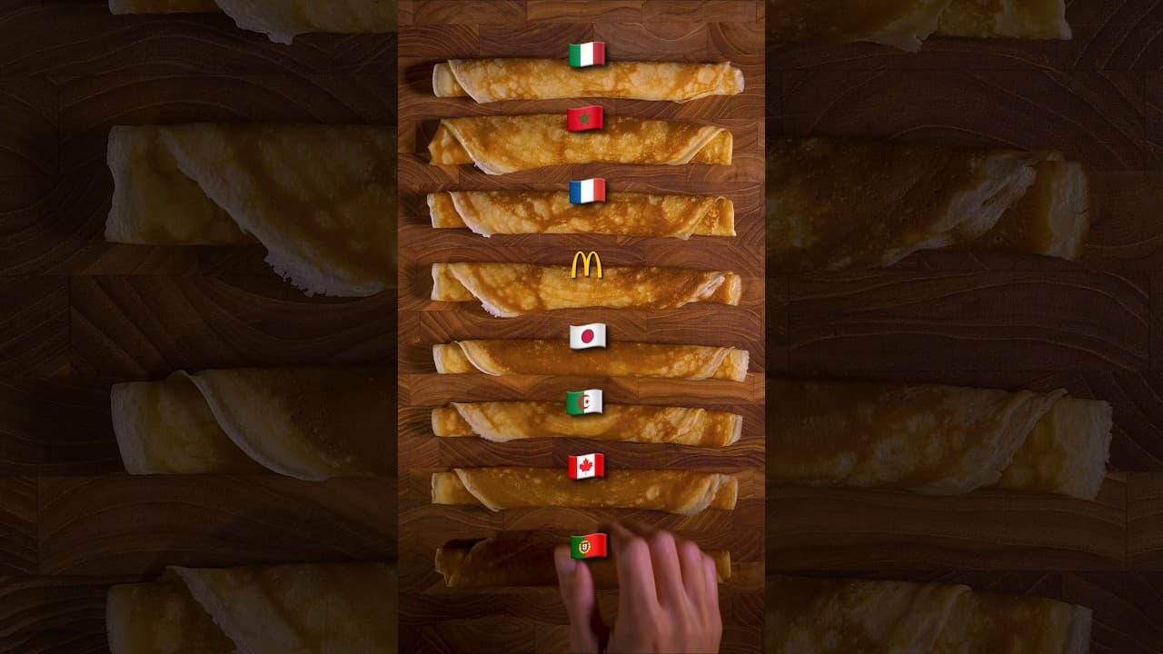 8 Crêpes from 8 Countries (Tasting Challenge)