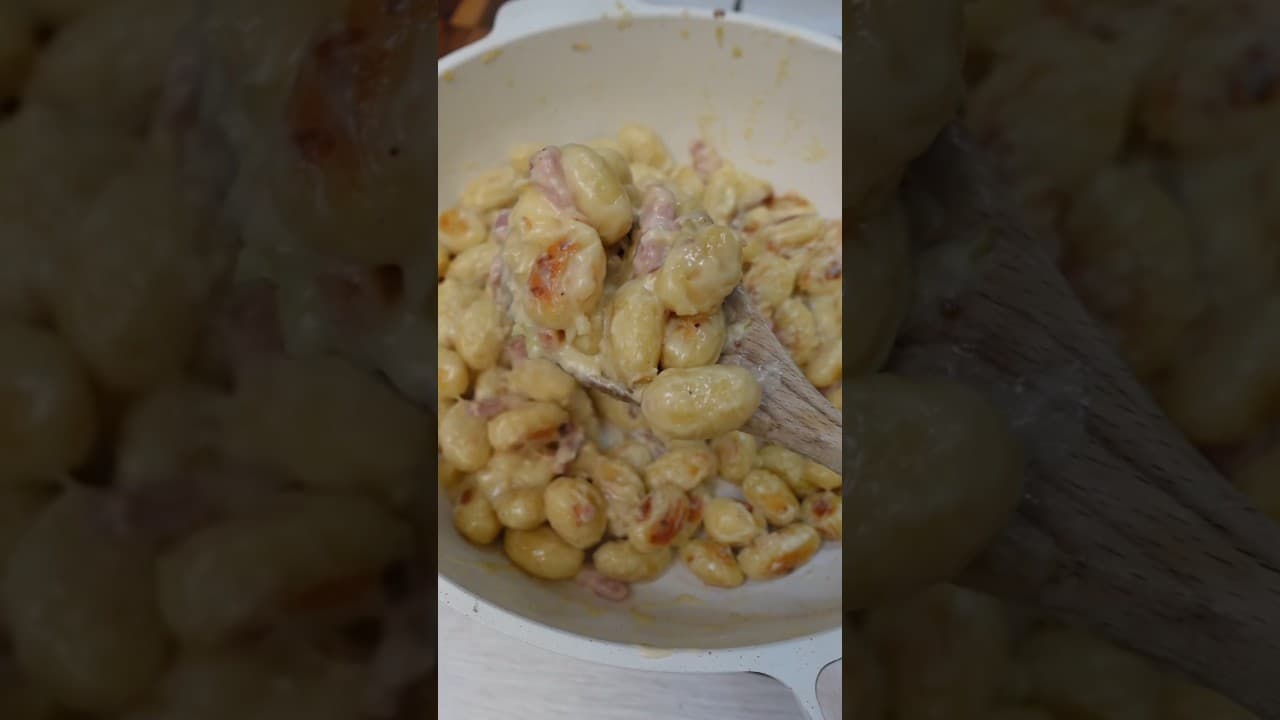 Gnocchis gratinés au Maroilles