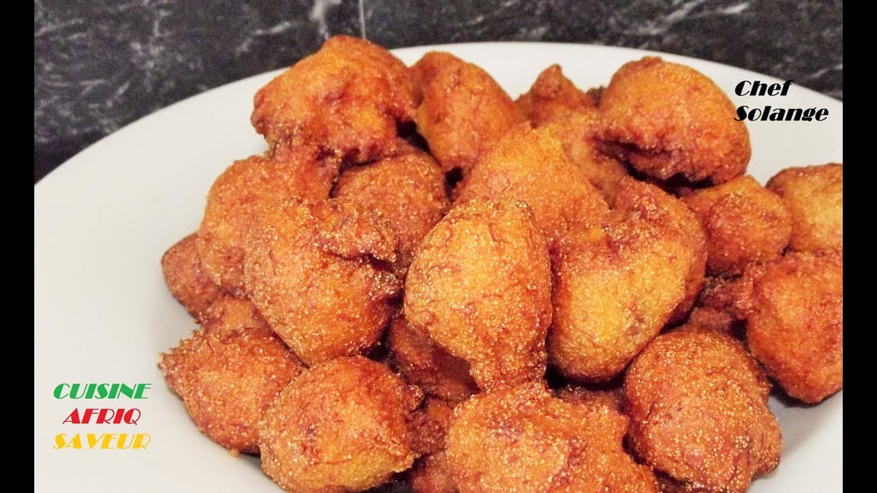 Beignets de maïs et de bananes