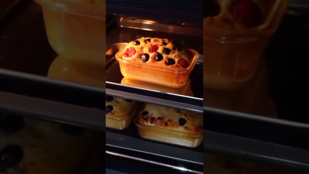 High Protein Baked Pancake Bowl