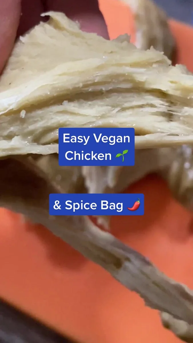 2-Ingredient Vegan Chicken & Spice Bag by @futurelettuce