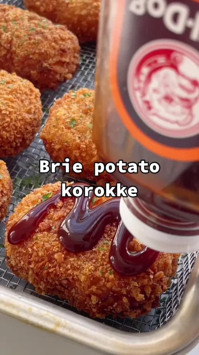 Brie-Filled Potato Korokke