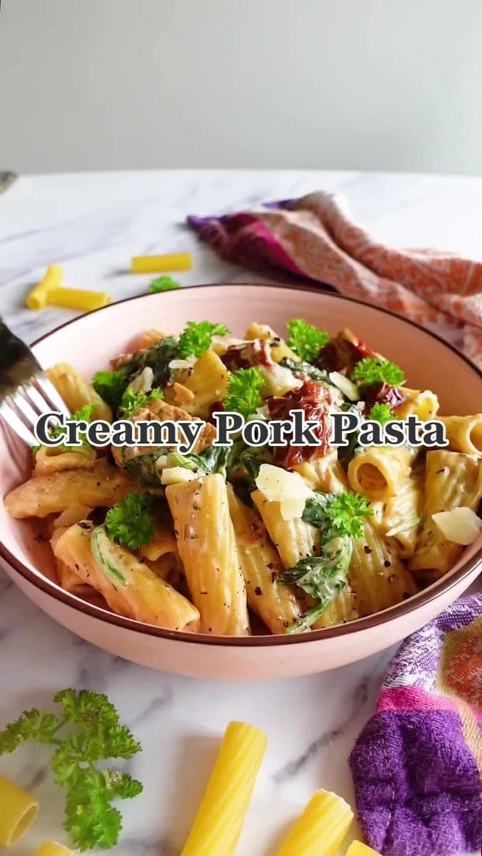 Creamy Pork Pasta