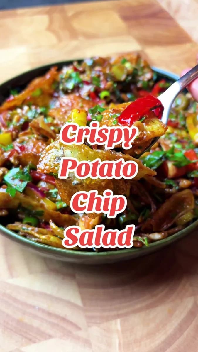 Crispy Potato Chip Salad