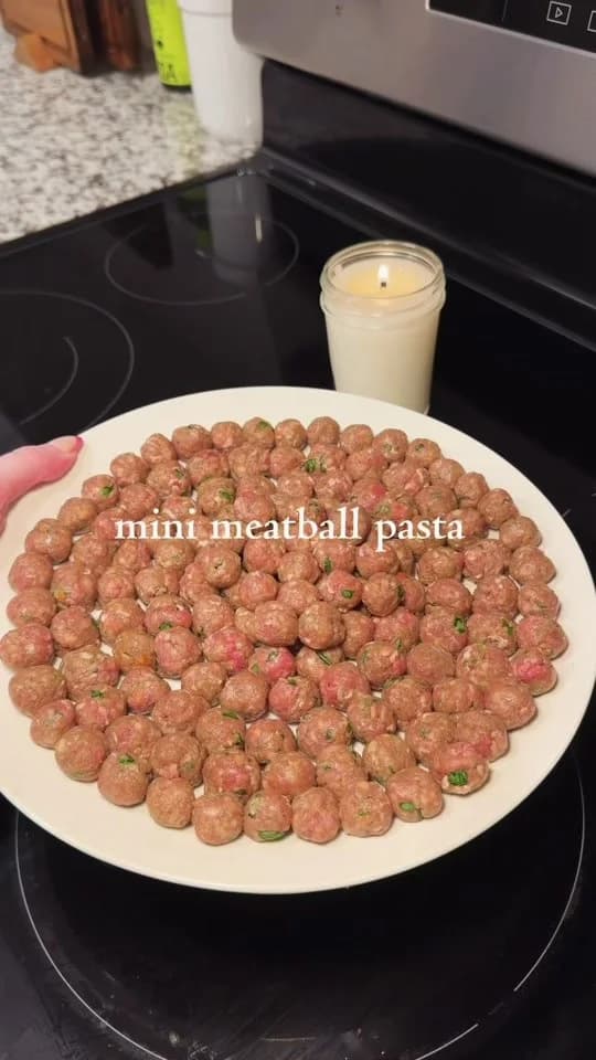 Mini Meatball Pasta