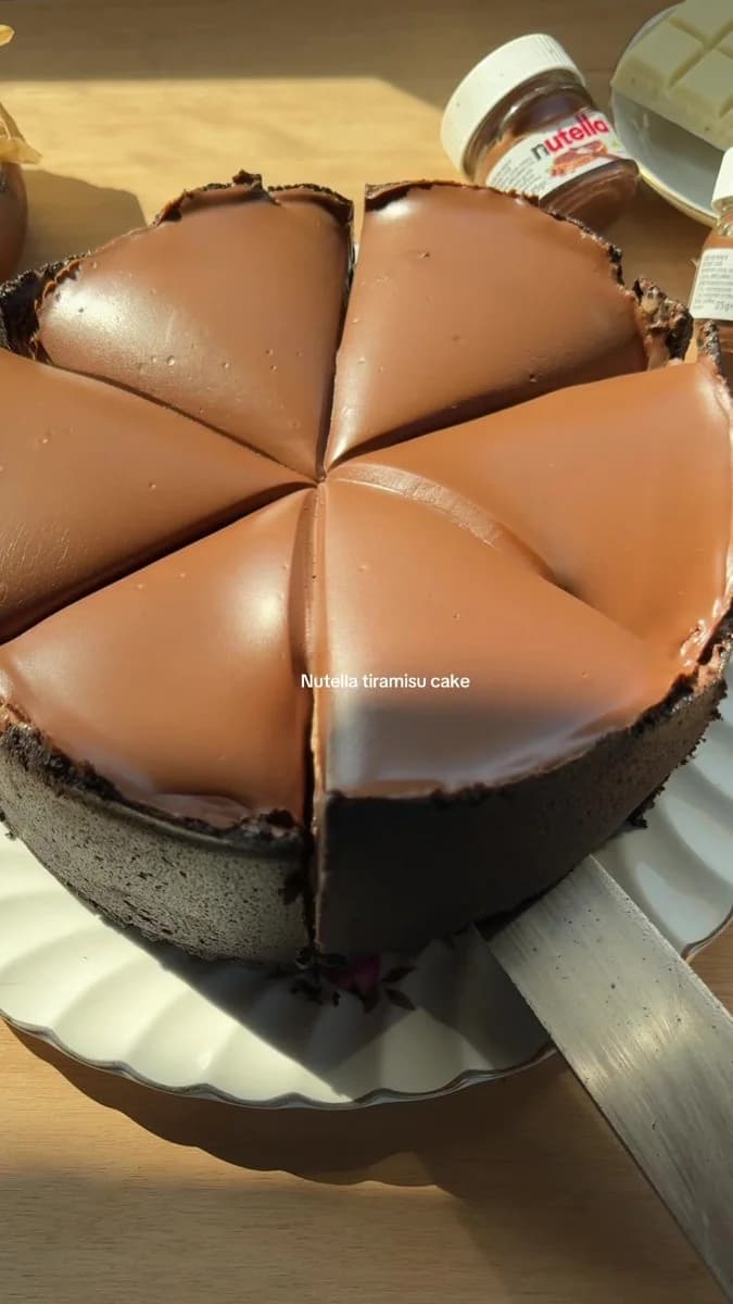Nutella Tiramisu Cake