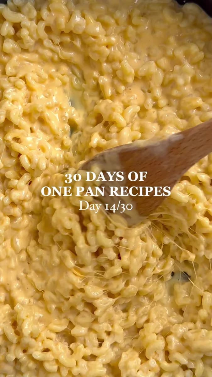 One-Pan Mac and Cheese by @receptyodanicky