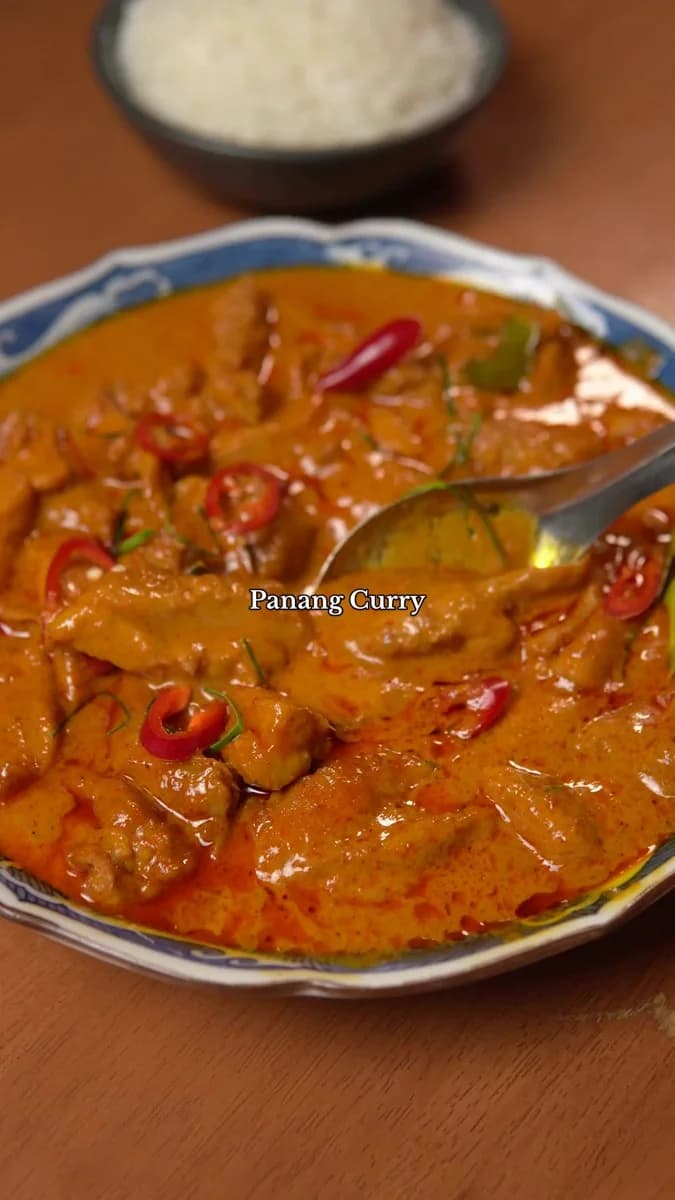 Panang Curry by @derekkchen